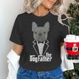 The Dogfather French Bulldog Dad Frenchie Papa T-Shirt Women's T-Shirt
