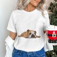 English Bulldog Apparel Bulldog Mom Life Is Ruff Women's T-Shirt