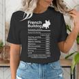 French Bulldog Facts Nutrition Frenchie Lover Women's T-Shirt