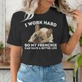 Frenchie Better Life French Bulldog Dog Lover Women's T-Shirt