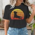 Retro Vintage French Bulldog Shirt Yoga French Bulldog Women's T-Shirt