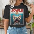 Tan Frenchie Jowls Fawn French Bulldog Mom Top Dad Women's T-Shirt