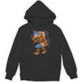 American Flag Bigfoot Fireworks 4Th Of July Sasquatch Us Hoodie