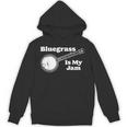Bluegrass Is My Jam Banjo Musicintage Graphic パーカー