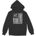 Boxerintage Boxing American Flag Boxing Distressed Hoodie