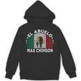 El Abuelo Mas Chingon Mexican Grandpa Cinco De Mayo Flag Hoodie