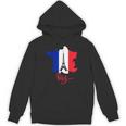 Enjoy Travel Paris France Flag & Eiffel Tower Graphic パーカー