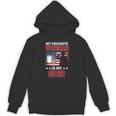 My Favorite Veteran Is My Son Usa Flag Veterans Day Hoodie