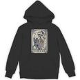 Frenchie Dog Mom Tarot Card French Bulldog Skeleton Mom Unisex Hoodie