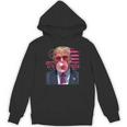 Donald Trump Bubble Gum Pink 4Th Of July American Flag Hoodie