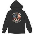A Guy Like Me Is Hard To Find Bigfoot American Flag Hoodie