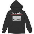 Humbucker ハムバッカー、クールなギタリストのギフト ギターピックアップグラフィック Hoodie