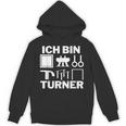 Ich Bin ターナー アート 体操モチーフ 男の子 メンズ パーカー