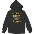 Let's Getlothed テキーラ-面白い飲酒ナマケモノ Hoodie