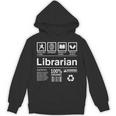 Librarian 面白い図書館ギフト パーカー