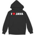 I Love ハート Java パーカー