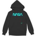 Nasaワームと記章のロゴ Hoodie