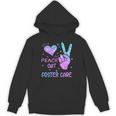Peace Out フォスターケア 養子縁組 ごっちゃの日 2023 パーカー