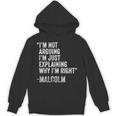 Personalized Name Fathers Day Outfit For Malcolm Quote Birthday Custom Name Idea Engineer Retro Black Small Hoodie