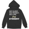 PhD Noleep No Money No Life Phdtudent パーカー