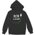Pltr To The Moontock Ticker Wsb 面白いミーム パーカー