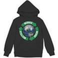 Reduce Reuse Recycle April 22 Earth Day Hoodie