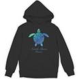 Save The Hawaii ウミガメ ハワイアン ブルー トライバル タートル ホヌ Hoodie