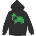 Shetlandheepdog シェルティ セントパトリックデー メンズ シャムロックドッグ パーカー