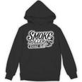 Smokeroller-煙巻人-マティーニシャグロカビリーピンナップバックプリント パーカー