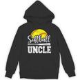 Softball Uncle Softball Player Game Day Father's Day Hoodie