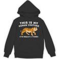 This Is My Human コスチューム I'm Really A Tiger かわいいタイガー Hoodie