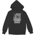 Vintage Usa Flag World's Best Poodle Dog Dad Fathers Day Hoodie