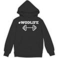 Wod ライフ クロストレーニング ボックス ウェイトリフティング フィットネス 楽しい パーカー