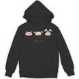 クレヨンしんちゃん ぶりぶりざえもん＆シロ＆ネネちゃんうさぎのワンポイント 長袖tシャツ Hoodie