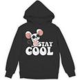 ステイ クール オーサム マウス ウェアリング サングラス 動物 ネズミ Hoodie