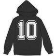 ナンバー10 誕生日ギフト スポーツ選手 チーム番号入りジャージ パーカー