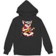 ハワイアンシャツを着たブタ、ウクレレ遊び。 Hoodie