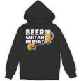 ビール ギター リピート ギター ベース ロックンロール ギタリスト向け パーカー