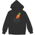 ポケットに入ったニンジン野菜、胸に面白いフルーツニンジン。 Hoodie