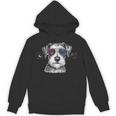 ミニチュア シュナウザー 銀河 サングラス 宇宙 犬好き Hoodie