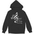 ミュージックギフト メンズ レディース キッズ 音符 格言付き パーカー