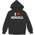 モンゴル I Love Mongolia パーカー