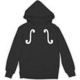 ヴァイオリン バイオリン F字孔 音楽 可愛い シンプル Hoodie