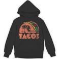 ヴィンテージタコスレトロビーチスタイル。 Hoodie