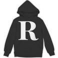 名前入り アルファベット イニシャル文字 R ギフト パーカー