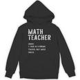 数学先生 定義シャツ 学校の初日 パーカー