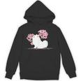 日本のかわいいさくら 桜 ジャパニーズスピッツ犬 Hoodie