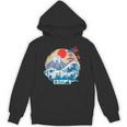日本山 富士 大波 神奈川 日本 ヴィンテージアート Hoodie