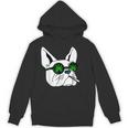 犬のサングラス喫煙420クールな雑草大麻マリファナ Hoodie