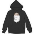 胸ポケットに入ったハリネズミ 衣類 ハリネズミ ギフト Hoodie